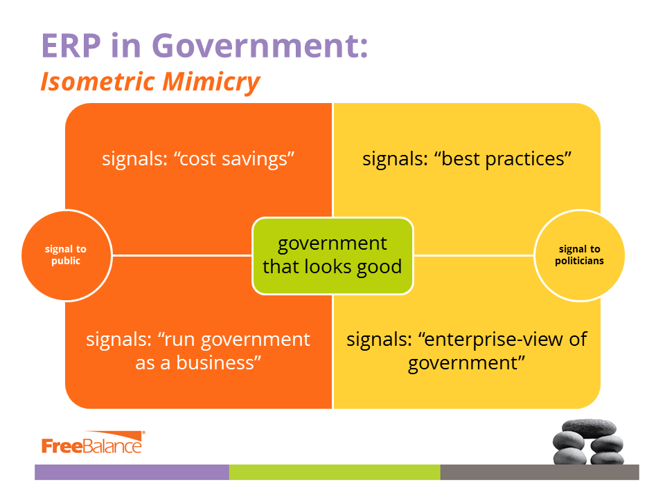 ERP in Government: Isometric Mimicry