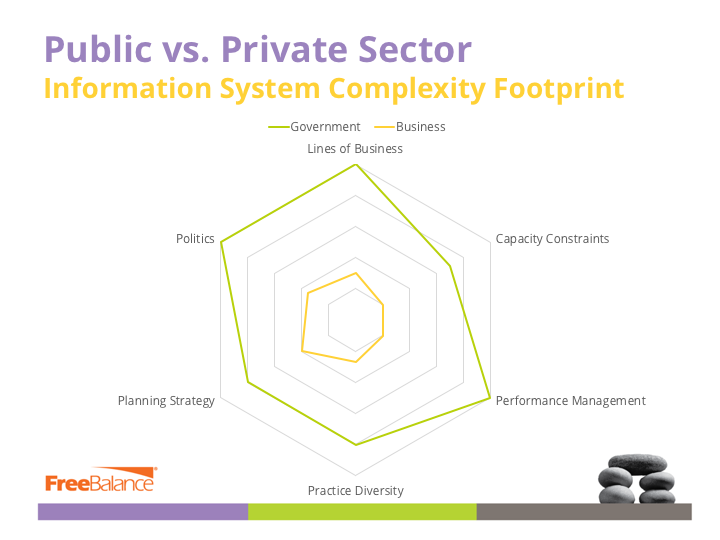 Public vs. Private Sector - Information System Complexity Footprint