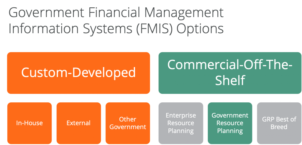 Systèmes d'information sur la gestion financière des administrations publiques Options Systèmes d'information sur la gestion financière des administrations publiques Options