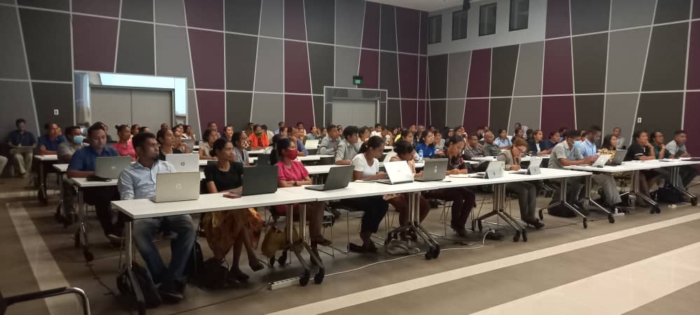 Photo of staff of the Government of Timor-Leste attending training on the FreeBalance Accountability Suite